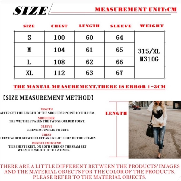 ✨HP! Cream & Black Knit Heart Patterned Sweater✨ - Picture 6 of 8